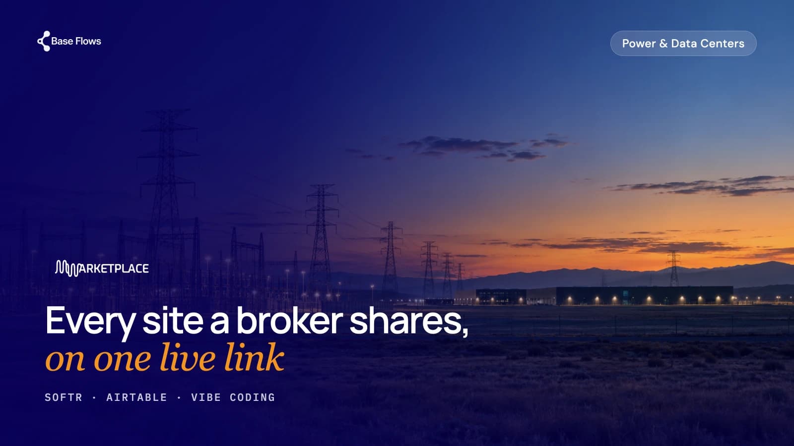 Broker Site Shortlist Builder project overview