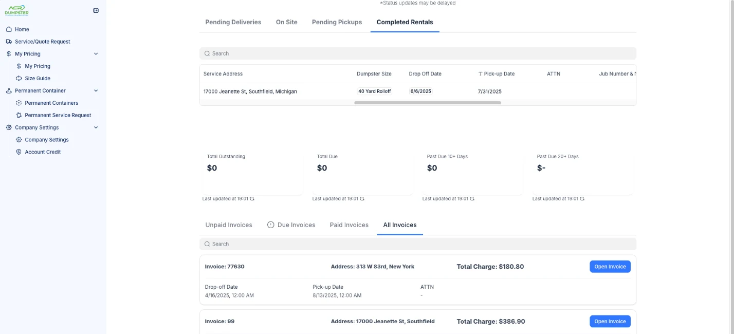 Invoicing & Client Management Portal built by Base Flows
