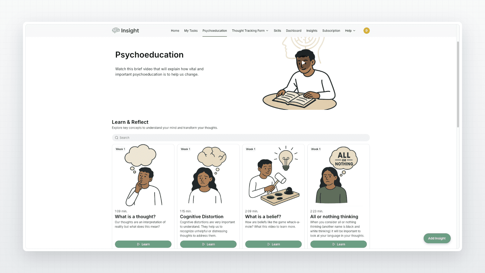 Mental Health & cognitive-behavioral therapy practice app - Image 3