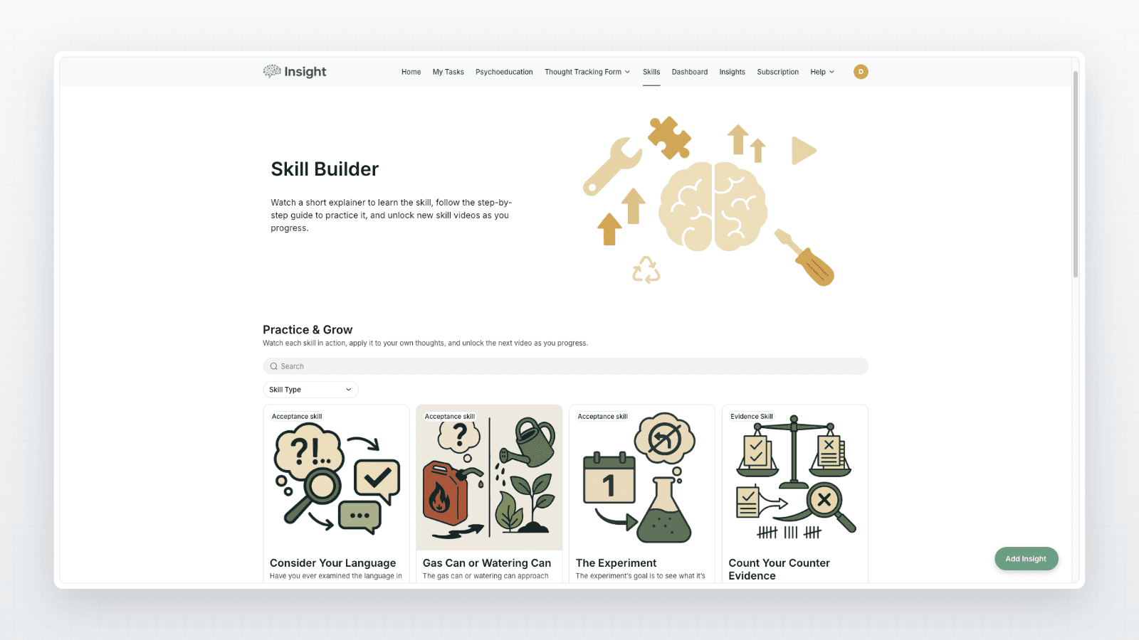 Mental Health & cognitive-behavioral therapy practice app - Image 2