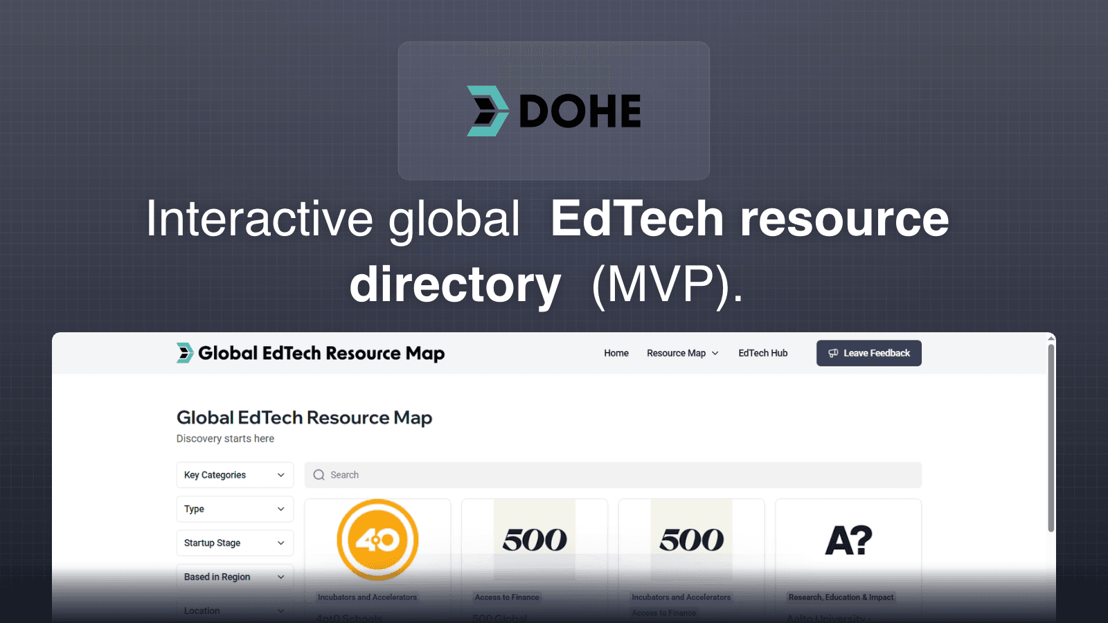 Global EdTech Resource Map