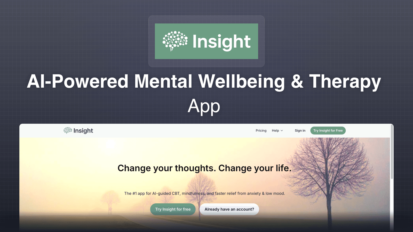 Mental Health & cognitive-behavioral therapy practice app
