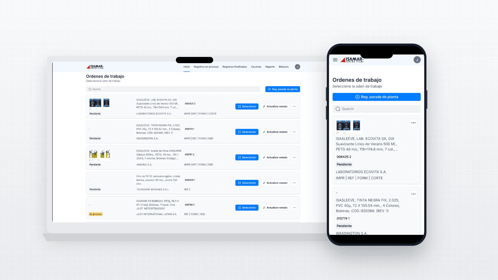 Production & Quality Records System - Image 1