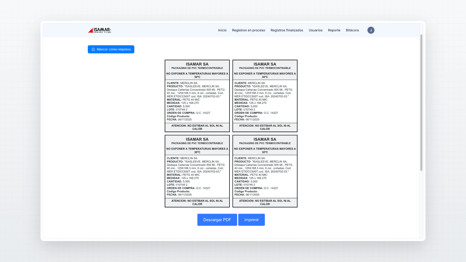 Production & Quality Records System - Image 3