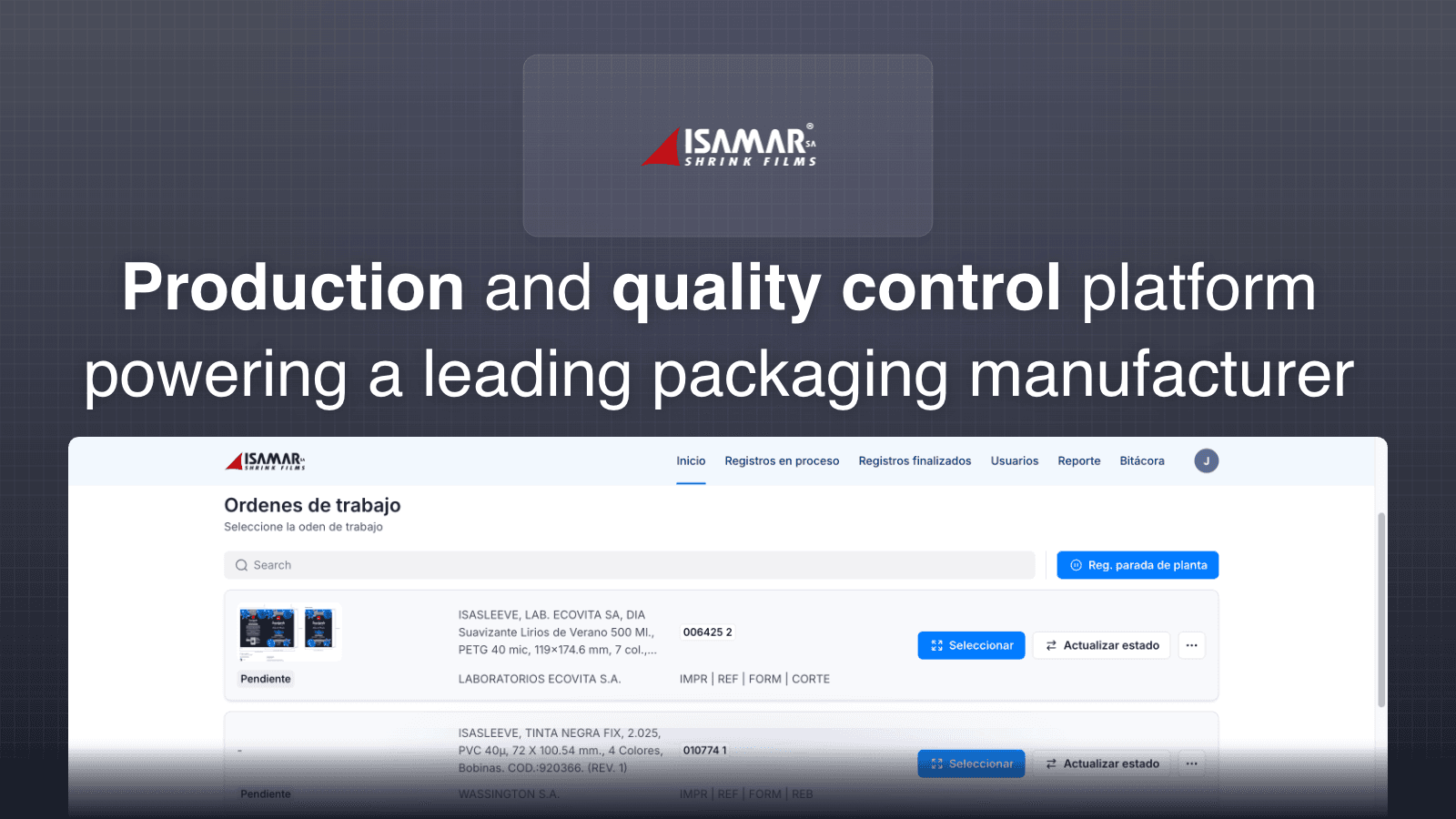 Production & Quality Records System